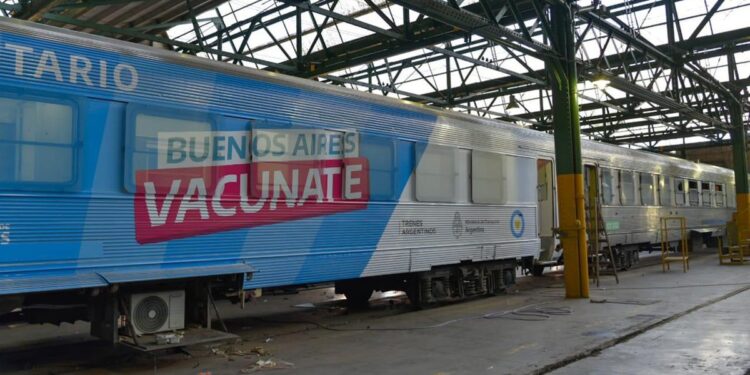 Kicillof presentó el Tren Sanitario