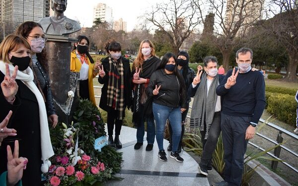 El peronismo platense realizó un acto a los 69 años del fallecimiento de Eva Duarte de Perón