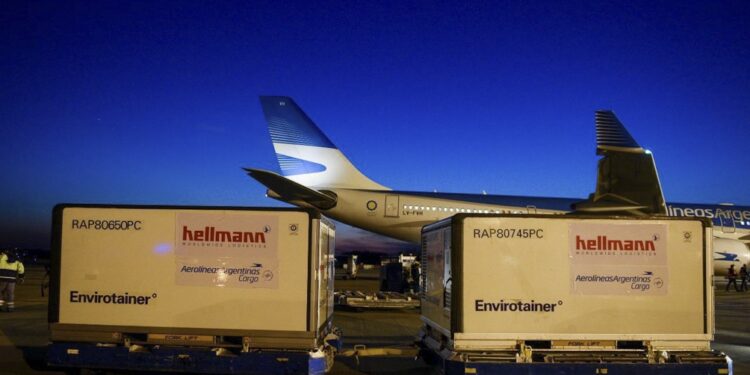 Llegaron al país casi 800 mil dosis de Sinopharm