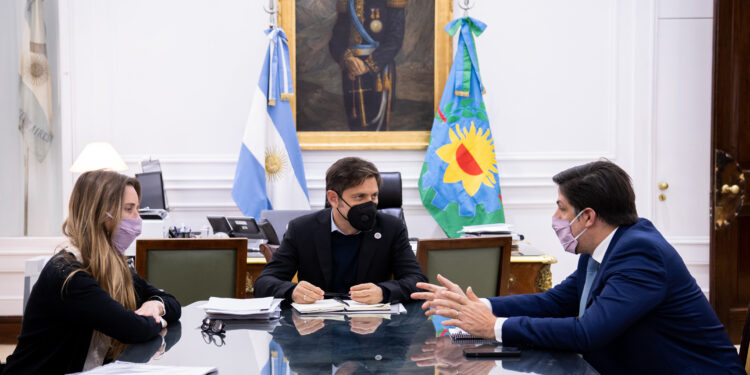 Kicillof y Trotta se reunieron para diagramar el retorno a la presencialidad escolar plena