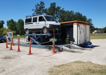 Instalaron una planta móvil de VTV en Ensenada