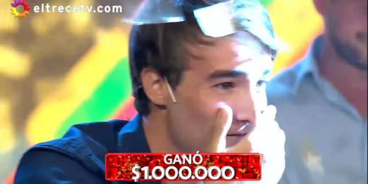 Un joven de Berisso ganó el millón de pesos en “Los ocho escalones”