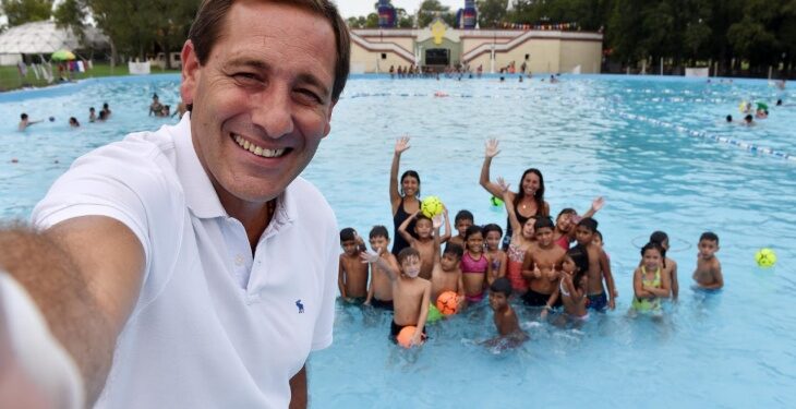 Garro visitó la colonia de vacaciones de “La Repu” y destacó su importancia para la “inclusión”