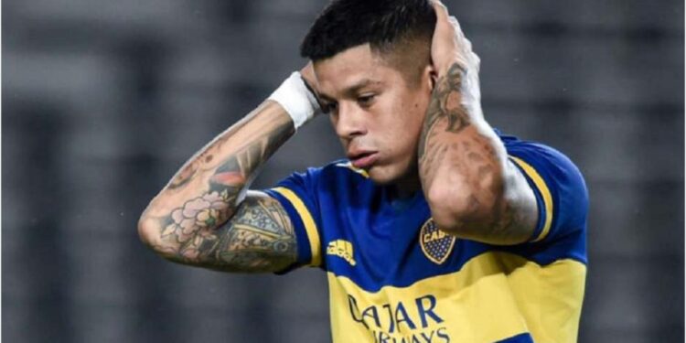 Marcos Rojo fue víctima de un escrache mientras estaba en el estadio UNO