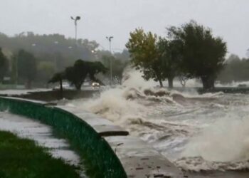 Declararon Alerta por la crecida en el Río de La Plata
