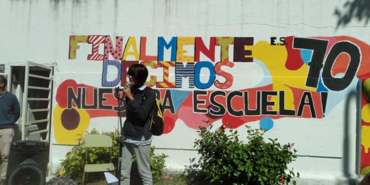 Realizaron un festival para pedir el edificio propio de la Escuela Secundaria 70 de La Plata