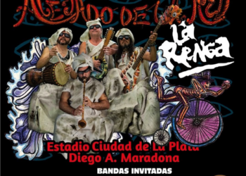 Una banda platense estará invitada en uno de los recitales de La Renga