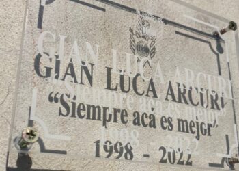 Se realizó un homenaje en el Bosquecito a Gian Luca Arcuri