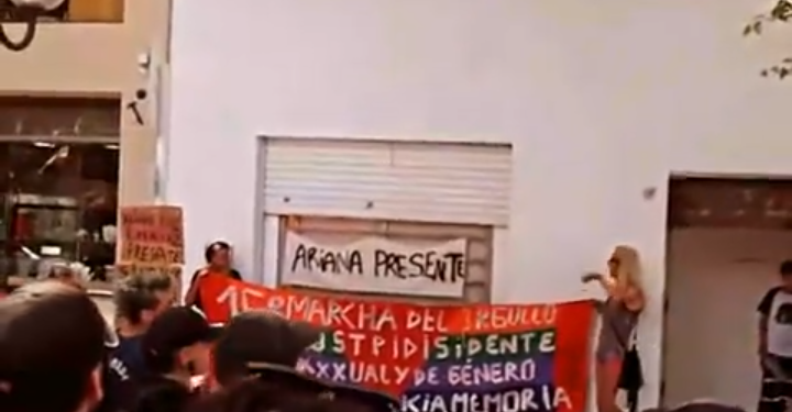 Reclamaron justicia por Ariana y derechos para las personas Travestis-Trans