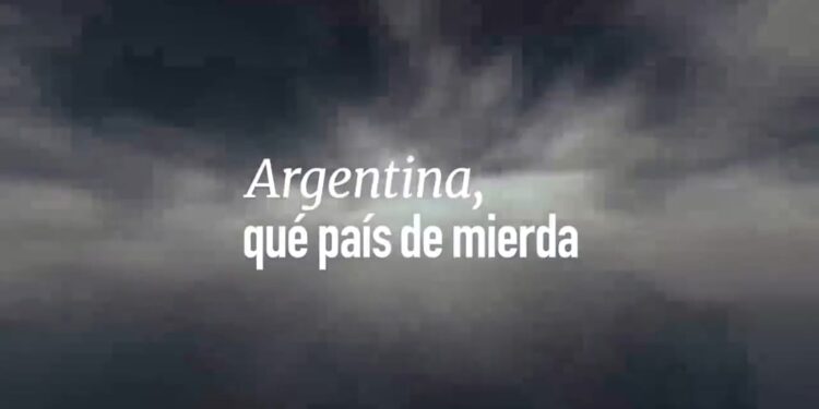 “Argentina que país de mierda”: el video viral que compartió Cerruti