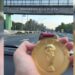 La medalla del capeonato del mundo ya está en La Plata