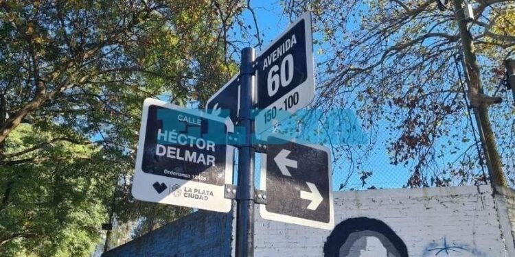 Presentaron la calle “Héctor Delmar” para homenajear al expresidente del Lobo