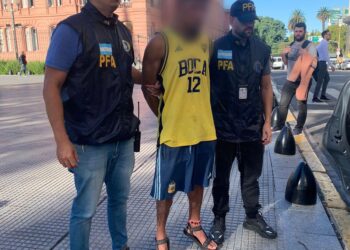 Un hombre intentó ingresar armado a la Casa Rosada y fue detenido