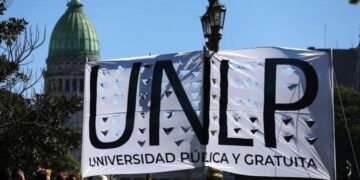 Las calles fueron colmadas en el marco de la Marcha Federal Universitaria