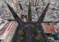 Las calles fueron colmadas en el marco de la Marcha Federal Universitaria