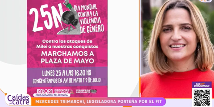 Mercedes Trimarchi: “Uno de los enemigos principales de este gobierno es el feminismo”