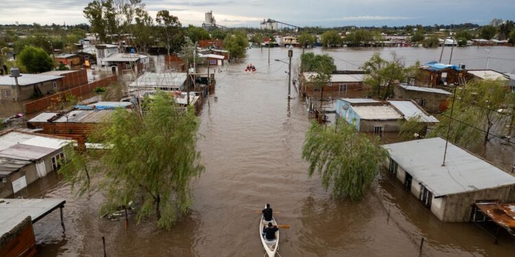 Inundaciones en Zárate, Campana y la región