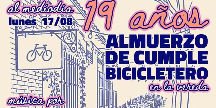 La Bicicletería cumple 19 años y lo festeja con una gran celebración cultural