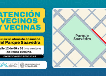 PARQUE SAAVEDRA: CONTINÚAN LOS CORTES POR LAS OBRAS DE FRESADO