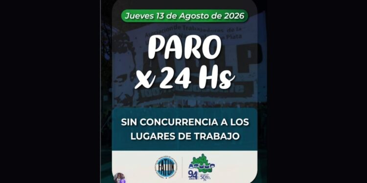 Paro de No Docentes en la UNLP