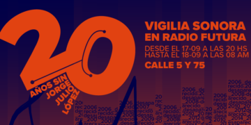 Vigilia Sonora de Radio Futura: 12 horas de transmisión para no olvidar a Jorge Julio López